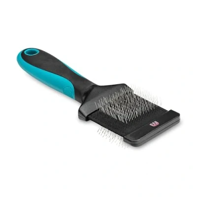 Image of Mikki Dog, Cat Pro Slicker Brush Remove Knots, Tangles and Moutled Hair 2 Sided Hard Soft Pin