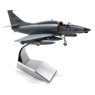 Image of AirModels Douglas A 4 Skyhawk Diecast Aircraft Model 1/72 Scale Plane Toy Collectable Gift