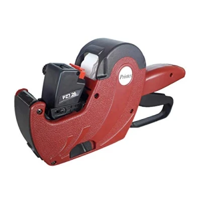 Image of Printex Z 7 Price Gun 1 Line Digits Kit with 10 Label Rolls Size 26x12 Wavy and Ink Roller