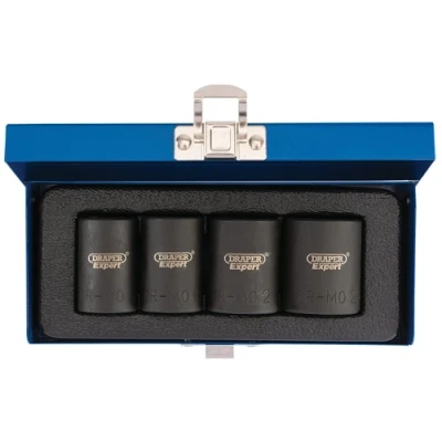 Image of Draper Locking Wheel Nut Set, 1/2&quot; Sq. Dr. (4 Piece)