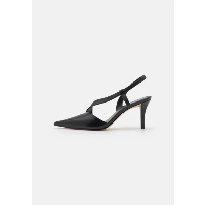 Image of Michael Kors Jaida High heels, Women&#039;s, Size: 6, Black Leather