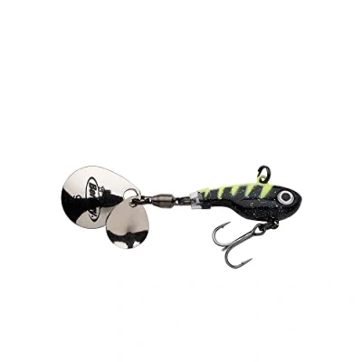 Image of Berkley Pulse Spintail, Jig Lure with Spinner Blade &amp; Fusion Treble Hook Long Casting Hard Bait for Perch, Trout, Pike, Unisex,Jailbird, 21g 75mm