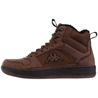 Image of Kappa Unisex&#039;s Style Code: 243046fur Shab Fur Sneaker, Brown Black, 8 UK