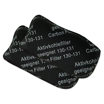 Image of Set 2X Active Carbon Filter for Vorwerk Kobold VK 130, 131 SC, VK130, VK131