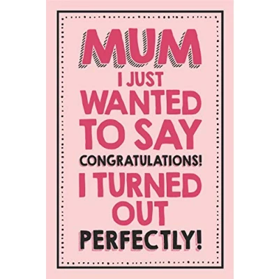 Image of Emotional Rescue Perfectly, Mum, Greetings Card, 159x235mm