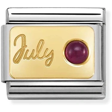 Image of Nomination July Ruby Birthstone Charm