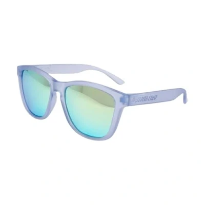 Image of Santa Cruz Boss Strip Sunglasses Frost/Yellow One Size