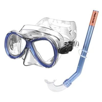 Image of Seac Set Capri Siltra Mask and Snorkel HD Blue
