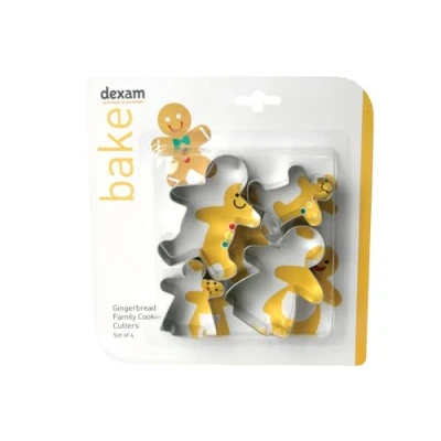 Image of Dexam Gingerbread Family Cookie Cutter Set