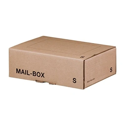 Image of Smartbox Mailbox Mailing Carton Easy Assemble S Brown 250x175x80mm Ref 141311162 [Pack of 20]