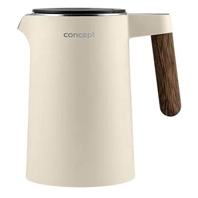 Image of Concept Norwood Stainless Steel Kettle with Temperature Adjustment 45/60/70/85/90/95/100C Keep Warm Function 1.5L 1850 2200W (Vanilla)
