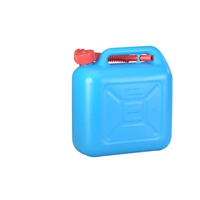 Image of hünersdorff 812893 Fuel Canister 10 L Standard for Petrol, Diesel and Other Dangerous Goods, UN Approval, Made in Germany, TÜV Tested Production, Blue