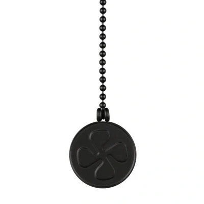 Image of 77194 Matte Black Finish, Fan Coin Pull Chain