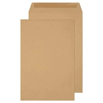 Image of Blake Purely Everyday 381 x 254 mm 115 gsm Pocket Gummed Envelopes (13865) Manilla Pack of 250