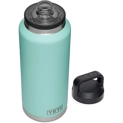 Image of YETI Rambler Bottle Chug, Vaccum Insulated Stainless Steel with Chug Cap, Seafoam, 46 oz (1.4 L)
