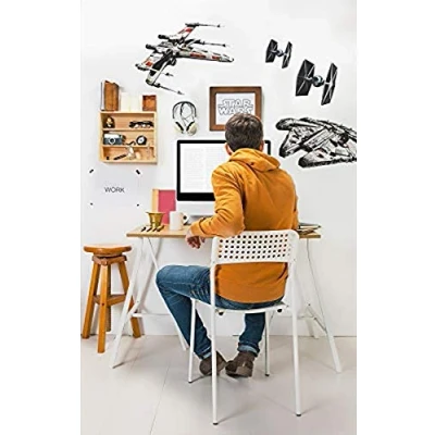 Image of Komar 14723h Star Wars Spaceships Freestyle Deco Sticker Multi Colour (5 Piece)