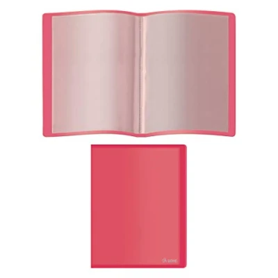 Image of Dohe Flexible Folder with 20 Pockets (80 Microns) Red