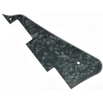 Image of Dopro LP Guitar Pickguard Scratch Plate Fits for Epiphone Les Paul Black Pearl