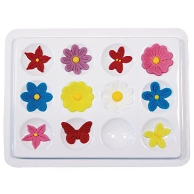 Image of PME 109SE054 JEM Blossom / Petal Former for Sugarcraft Flowers, White, 18 x 2 28 cm