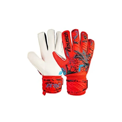 Image of Reusch Attrakt Solid goalkeeper gloves with good grip and outer seam cut