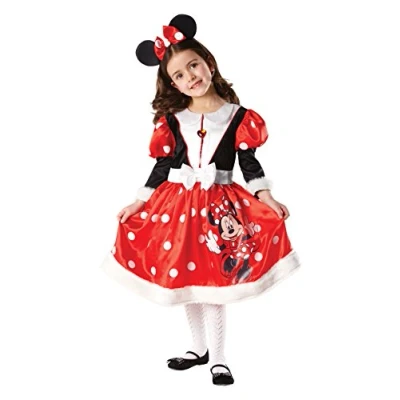 Image of Rubie&#039;s Official Minnie Mouse Winter Wonderland, Child Costume Medium