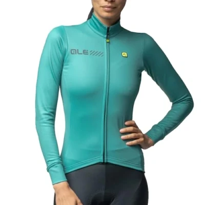 Image of Alé Cycling Women&#039;s Pragma Fondo 2.0 Long Sleeve Jersey, Aqua, L