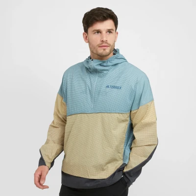 Image of adidas Sportswear Xploric Anorak Soft shell jacket Magic grey cardboard six, Men&#039;s, Size: XL, six
