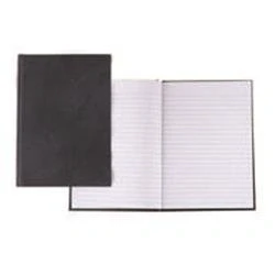 Image of Q Connect Dark Blue Feint Ruled Casebound Notebook 192 Pages A5 E00062