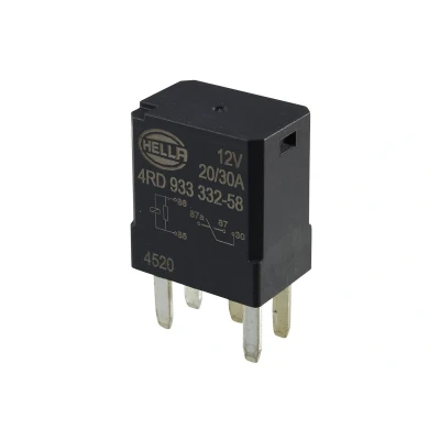 Image of 9522538300 Relay, main current HELLA 4RD 933 332 581 20A/30A 5 pin connector KIA: Sportage II