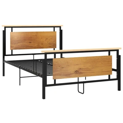 Image of vidaXL Bed Frame without Mattress Metal 120x200 cm