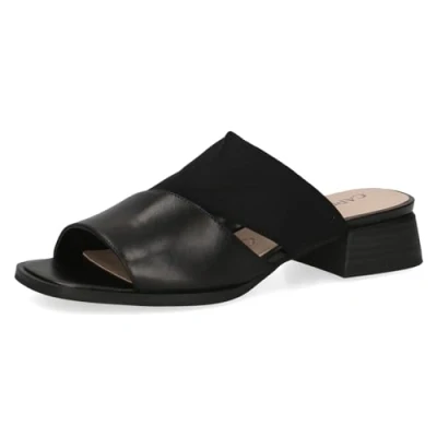Image of CAPRICE Women&#039; 9 27208 42 Heeled Sandal, Black (Black Comb), 5 UK