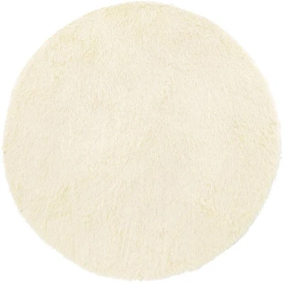 Image of vidaXL Shaggy Rug High Pile NAVARRA Cream 100x100 cm Polyester