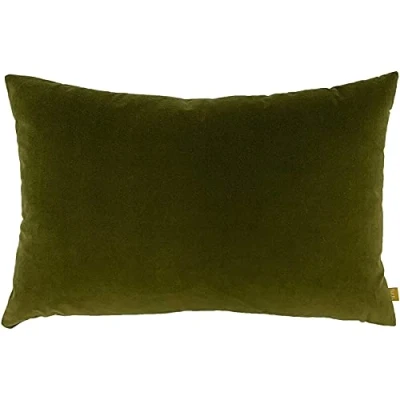 Image of furn. Contra Velvet Cushion Cover Olive One Size