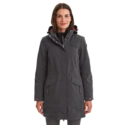 Image of Killtec Women&#039;s Grindavik WMN CT B Functional Parka with Zip Off Hood