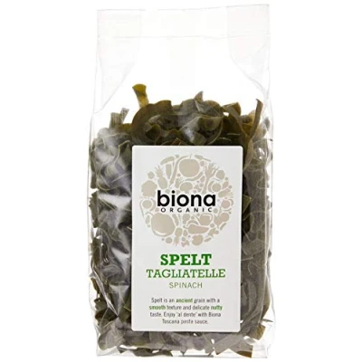 Image of Biona Organic Spelt Tagliatelle Spinach, 6x250g