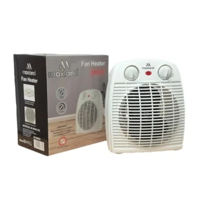 Image of Fan Heater Electric Portable with Overheat Protection &amp; 2 Heat Settings 2000w Low Energy Efficient Room Space Standing Heaters For Home Office