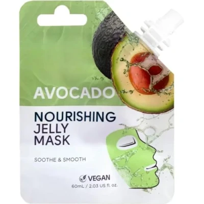 Image of Citystores® Avocado Nourishing Jelly Mask Hydrating &amp; Revitalizing Face for Soft, Glowing Skin 60ml