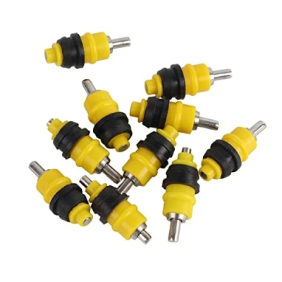 Image of HEEPDD 10Pcs Chicken Drinking Nipples, Automatic Waterer Poultry Water Drinker for Chicks Duck Quail Turkey