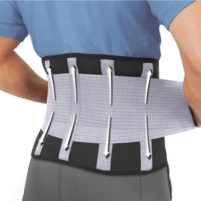 Image of The Restored Back Brace, Support Belt, Pain Braces for Lower Pain, Women and Men, Lumbar Supports, Sciatica Support, Relief (L)