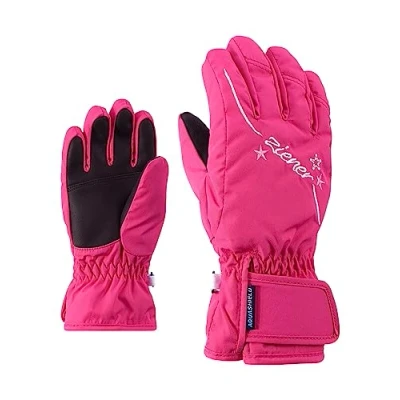 Image of Ziener Lula As(r) Girls Junior Gloves, Children&#039;s, 801942, Pop Pink, 3 (EU)