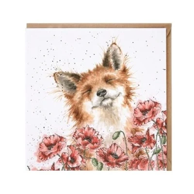 Image of Wrendale Designs &#039;Poppy Field&#039; Card