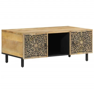 Image of vidaXL Coffee Table 100x54x40 cm Solid Wood Mango