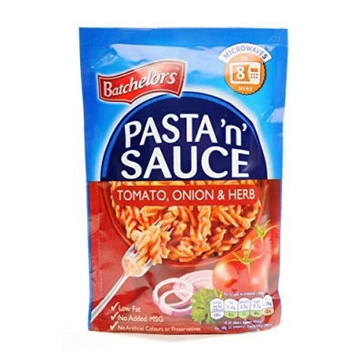 Image of Batchelors Pasta &#039;N&#039; Sauce Tomato, Onion &amp; Herb Flavour, 110g (Pack of 2)