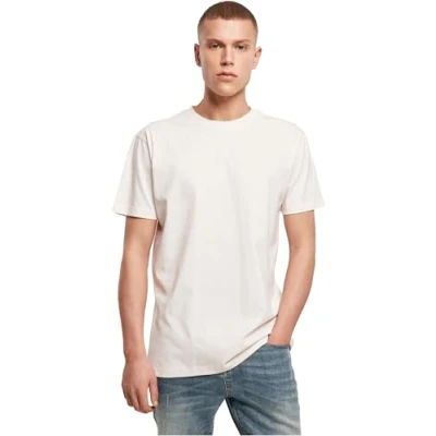 Image of Build Your Brand Men&#039;s T Shirt Round Neck, Pink Marshmallow, 3XL