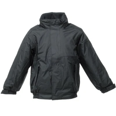 Image of Regatta Kids Dover Jacket 9 10 Years Black/Ash