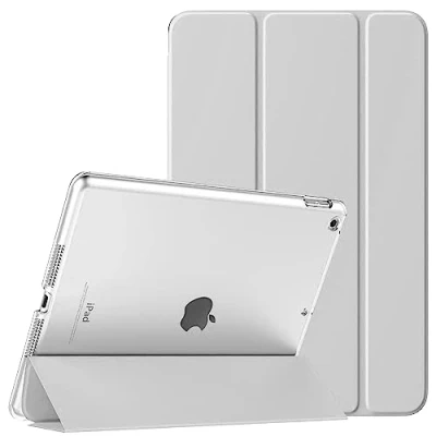 Image of Smart Magnetic Case Fit iPad 9.7 Inch (6th Generation 2018) (5th 2017) A1893/A1954 A1822/A1823 Slim Lightweight Shell Stand Cover Auto Wake/Sleep (White)