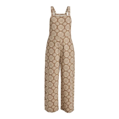 Image of Roxy Sweet NOTE Jumpsuit, Women&#039;s, Size: XL, Light brown