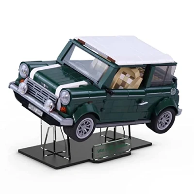 Image of TopBrixx Display Stand for Lego MINI Cooper 10242, 5MM Acrylic 10242 (No Model Set Included)