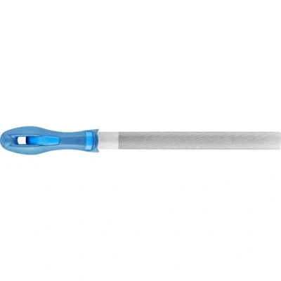 Image of Pferd 11213257 Cut 2 File Half Round File, Silver/Blue, 250 mm