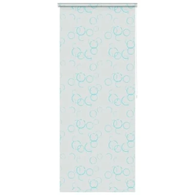 Image of vidaXL Shower Curtain Roller Blind 100x240 cm EVA Water Resistant Bathroom Accessory with Bubble Design